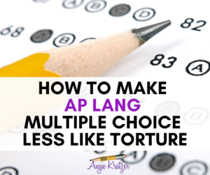 ap language and composition multiple choice practice