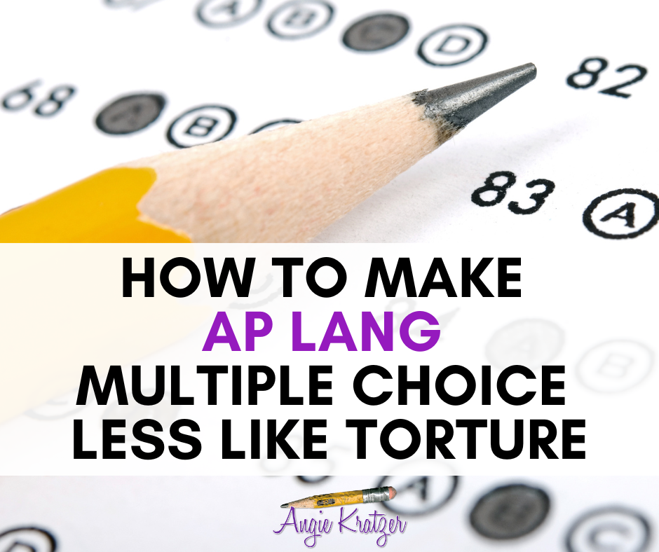ap lang multiple choice practice