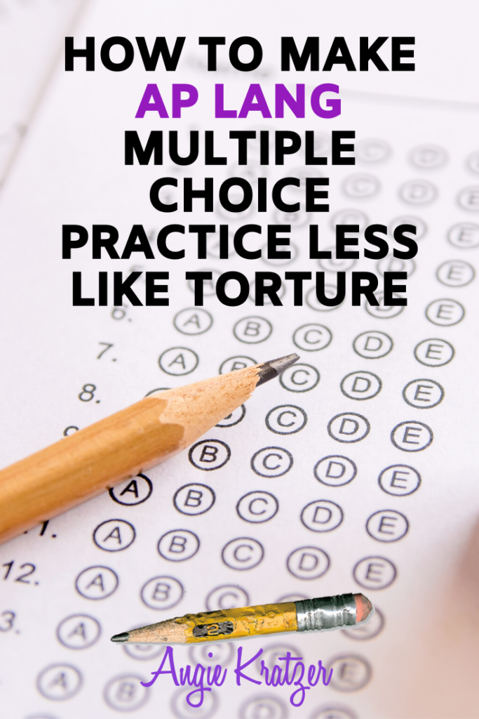 AP English Multiple choice review