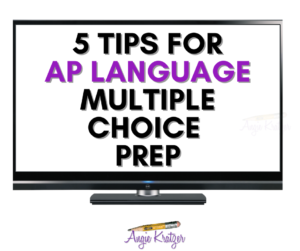 ap language multiple choice prep