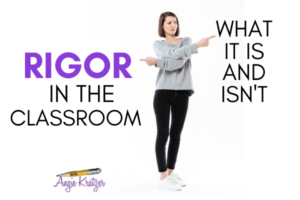 teacher plans for rigor