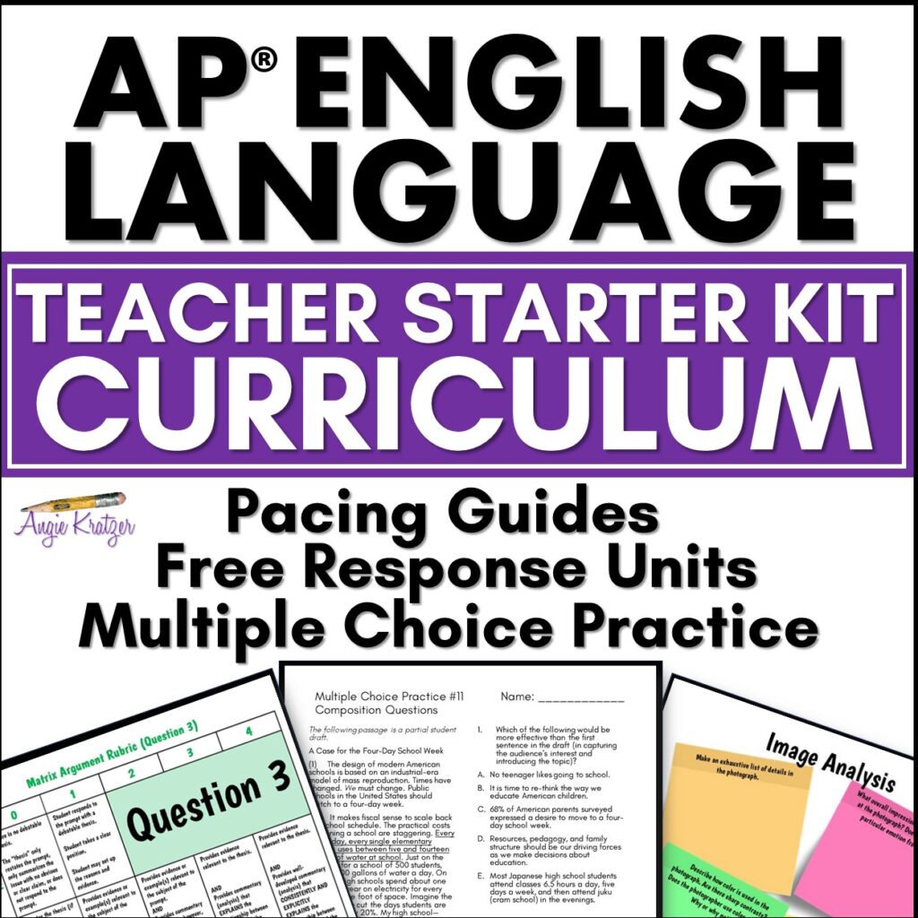 AP language curriculum cover