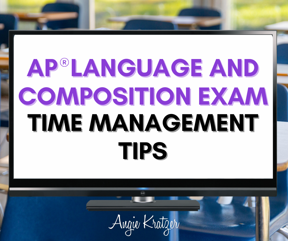 ap language and composition exam time management tips